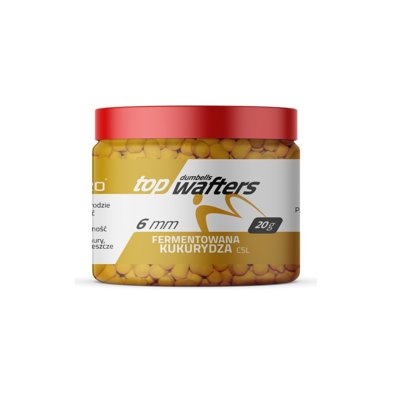 Przynęta Match Pro Top Dumbells Wafters 20g - 6mm CSL Fermentowana Kukurydza Przynęta Match Pro Top Dumbells Wafters 20g - 6mm CSL Fermentowana Kukurydza