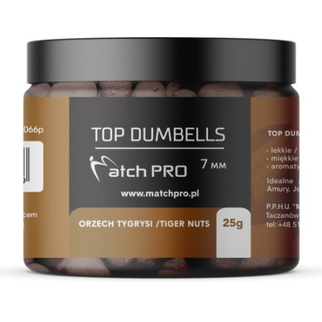 Przynęta Match Pro Top Dumbells Sinking 25g - Orzech tygrysi Przynęta Match Pro Top Dumbells Sinking 25g - Orzech tygrysi