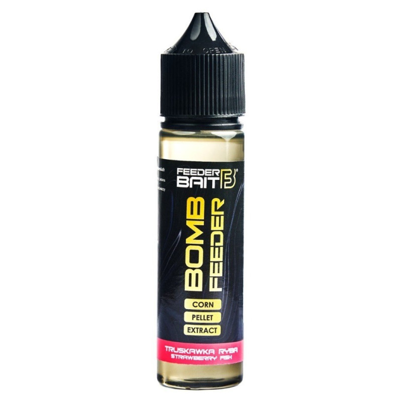 Atraktor Feeder Bait Bomb 60ml - truskawka&ryba Atraktor Feeder Bait Bomb 60ml - truskawka&ryba
