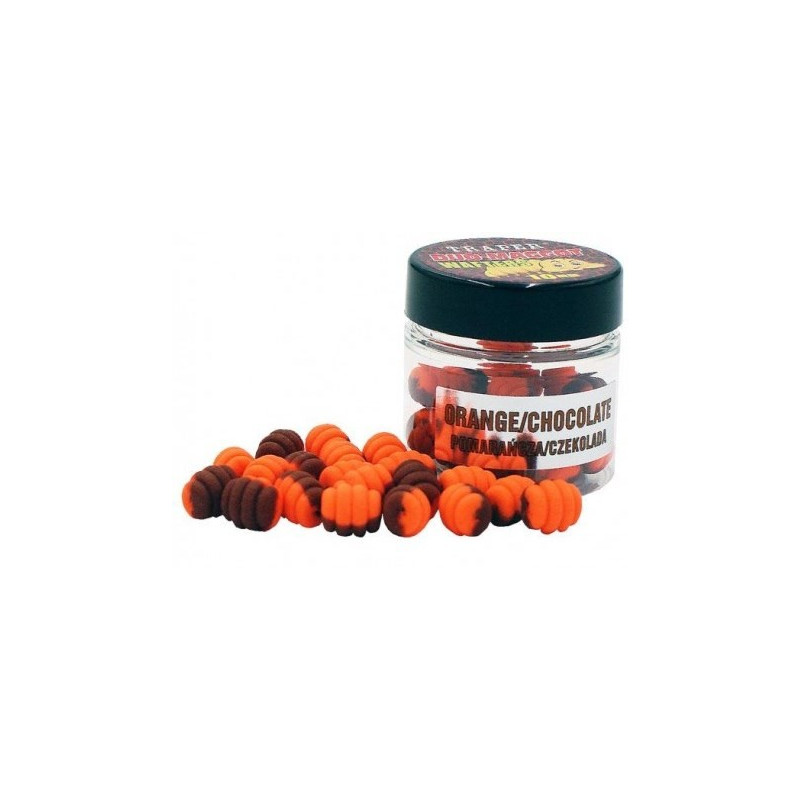 Przynęta Traper Duo-Maggot Wafters Method Feeder 25g - 10mm pomarańcza/czekolada Przynęta Traper Duo-Maggot Wafters Method Feeder 25g - 10mm pomarańcza/czekolada