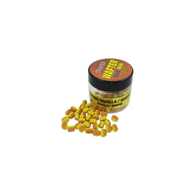 Przynęta Traper Wafter Mini Duo Color Method Feeder 15g - 6mm wanilia/scopex Przynęta Traper Wafter Mini Duo Color Method Feeder 15g - 6mm wanilia/scopex