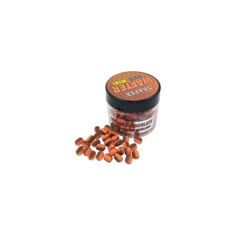 Przynęta Traper Wafter Mini Duo Color Method Feeder 15g - 6mm pomarańcza/czekolada Przynęta Traper Wafter Mini Duo Color Method Feeder 15g - 6mm pomarańcza/czekolada