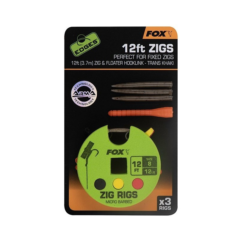 Przypon karpiowy FOX EDGES ZIG RIGS hak 8 Przypon karpiowy FOX EDGES ZIG RIGS hak 8
