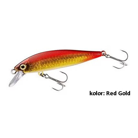 Wobler Shimano Cardiff Stream Flat 6.5cm red gold Wobler Shimano Cardiff Stream Flat 6.5cm red gold