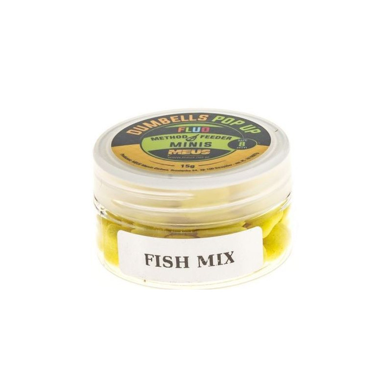 Kulki Meus Dumbells Fluo Pop Up MINIS 15g / 8mm Kulki Meus Dumbells Fluo Pop Up MINIS 15g / 8mm