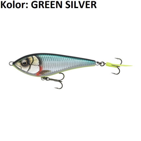 Przynęta Savage Gear Deviator Swim 12,5 cm Green Silver Przynęta Savage Gear Deviator Swim 12,5 cm Green Silver