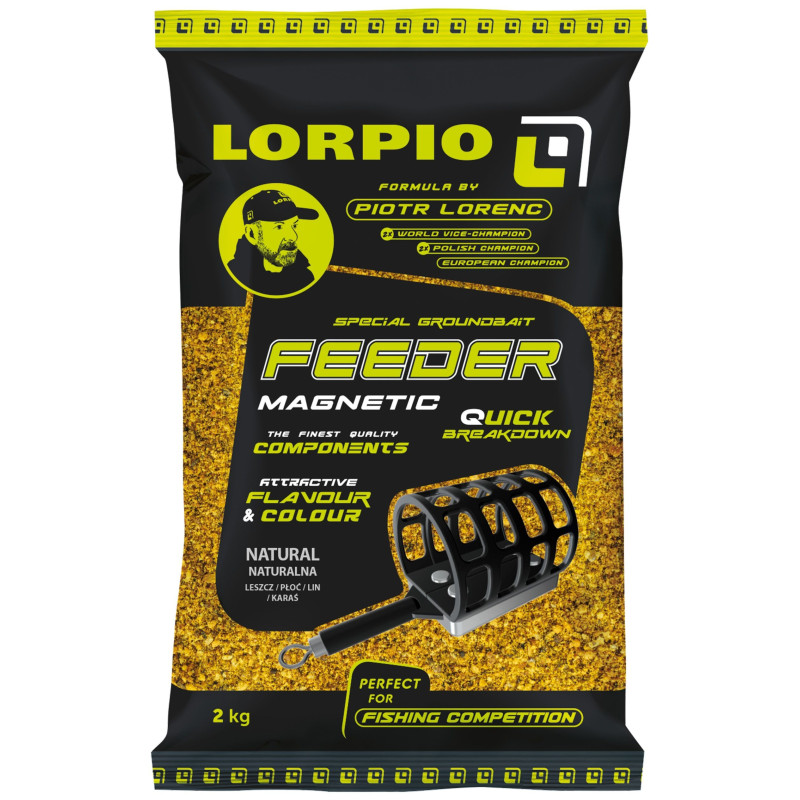 Zanęta Lorpio Feeder Magnetic 2kg - Natural Zanęta Lorpio Feeder Magnetic 2kg - Natural