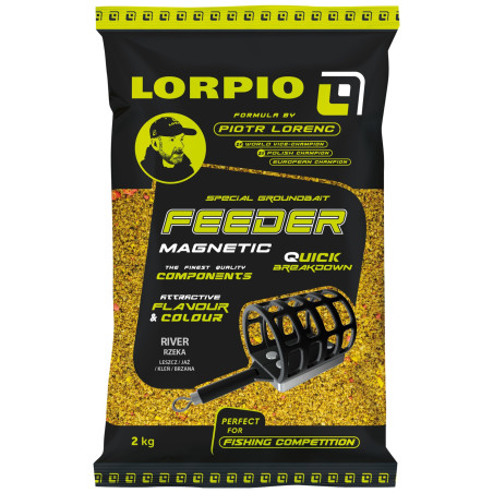 Zanęta Lorpio Feeder Magnetic 2kg- River Zanęta Lorpio Feeder Magnetic 2kg- River
