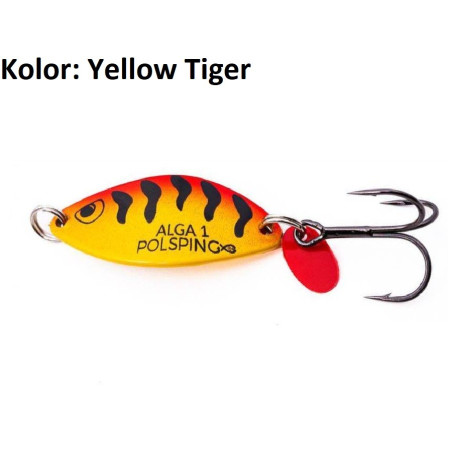 Błystka wahadłowa Polsping Alga 21g yellow tiger Błystka wahadłowa Polsping Alga 21g yellow tiger