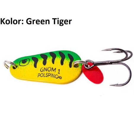 Błystka wahadłowa Polsping Gnom 30g Green Tiger Błystka wahadłowa Polsping Gnom 30g Green Tiger
