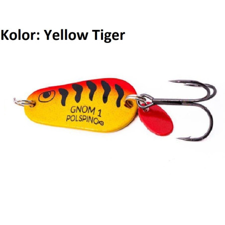 Błystka wahadłowa Polsping Gnom 30g yellow tiger Błystka wahadłowa Polsping Gnom 30g yellow tiger