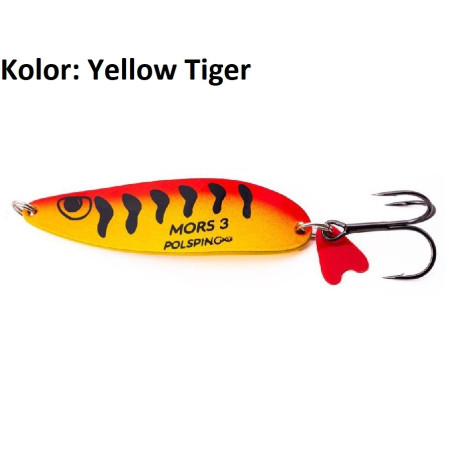 Błystka wahadłowa Polsping Mors 12g yellow tiger Błystka wahadłowa Polsping Mors 12g yellow tiger