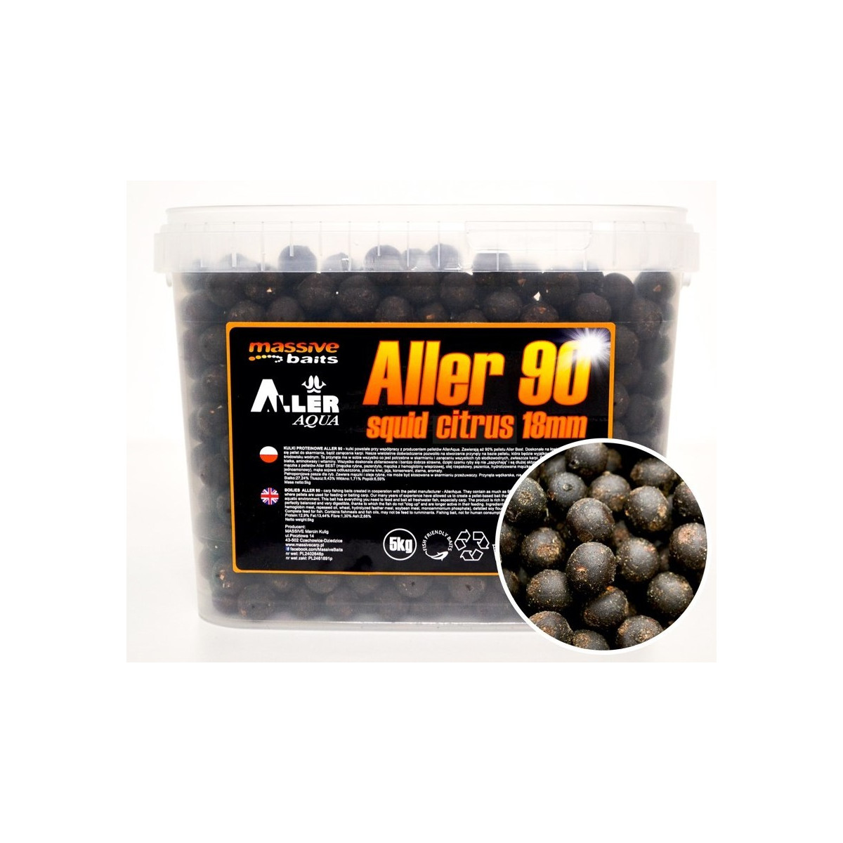kulki-proteinowe-aller-90-natural-5kg-massive-baits kulki-proteinowe-aller-90-natural-5kg-massive-baits