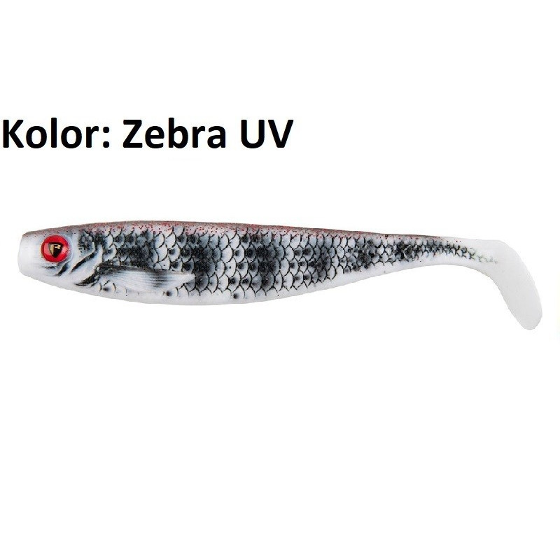 Przynęta FoxRage Pro Shad Super Natural 10cm Zebra UV Przynęta FoxRage Pro Shad Super Natural 10cm Zebra UV