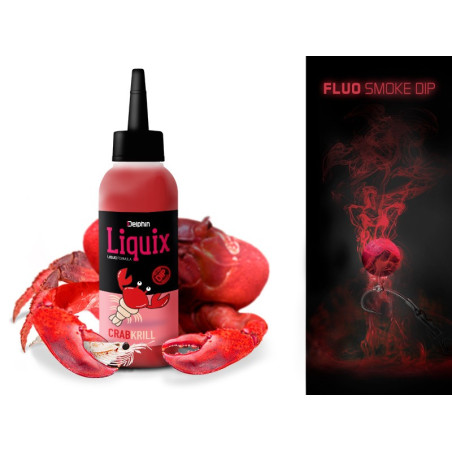 Dip Fluo D SNAX LiquiX 100 ml / Krab-Kryl Delphin Dip Fluo D SNAX LiquiX 100 ml / Krab-Kryl Delphin