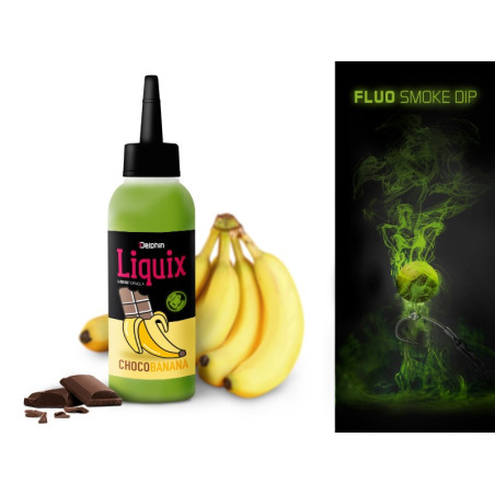 Dip Fluo D SNAX LiquiX 100 ml / Czekoladowo-Bananowy Delphin Dip Fluo D SNAX LiquiX 100 ml / Czekoladowo-Bananowy Delphin