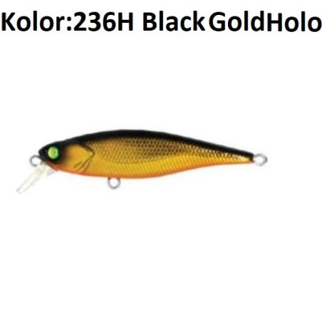 Wobler DAMIKI Joker 65 6,5cm 236H Black Gold Holo Wobler DAMIKI Joker 65 6,5cm 236H Black Gold Holo