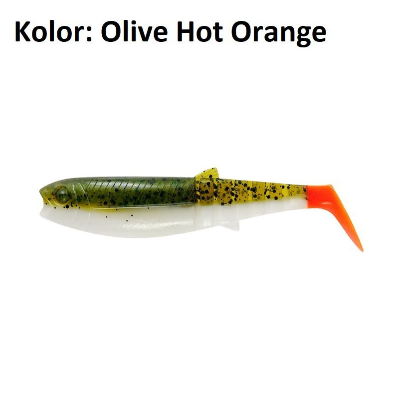 Przynęta Savage Gear Cannibal Shad 17,5 cm olive hot orange Przynęta Savage Gear Cannibal Shad 17,5 cm olive hot orange