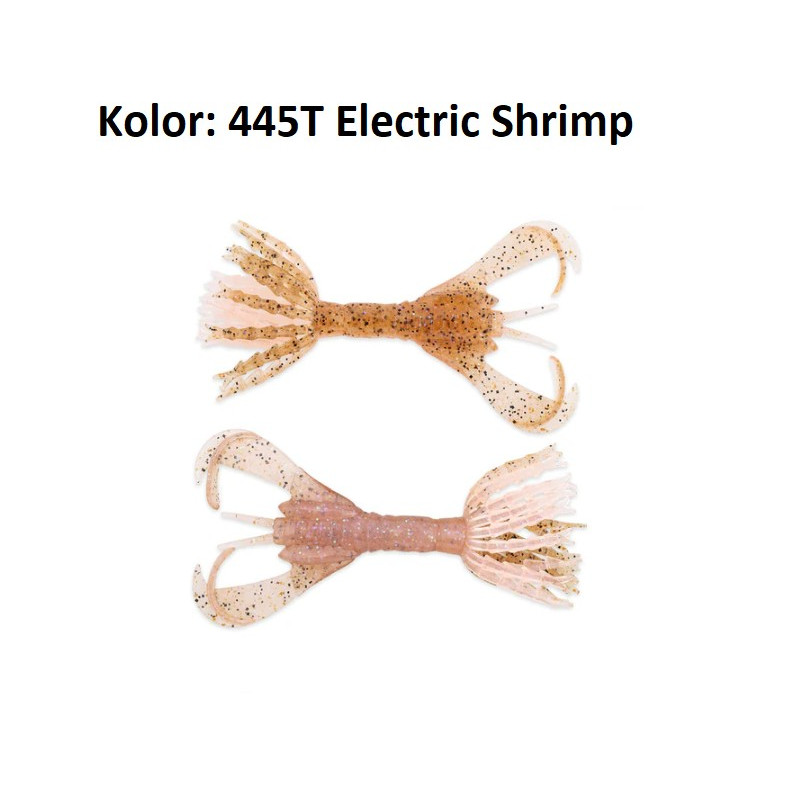 Przynęta Keitech Hyper Spider 3.2" 8,1cm 445T Electric Shrimp Przynęta Keitech Hyper Spider 3.2" 8,1cm 445T Electric Shrimp