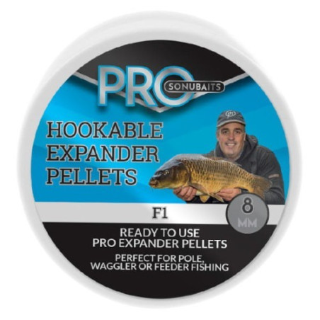 Przynęta Sonubaits Pro Hookable Expander Pellets 8mm - F-1 Przynęta Sonubaits Pro Hookable Expander Pellets 8mm - F-1