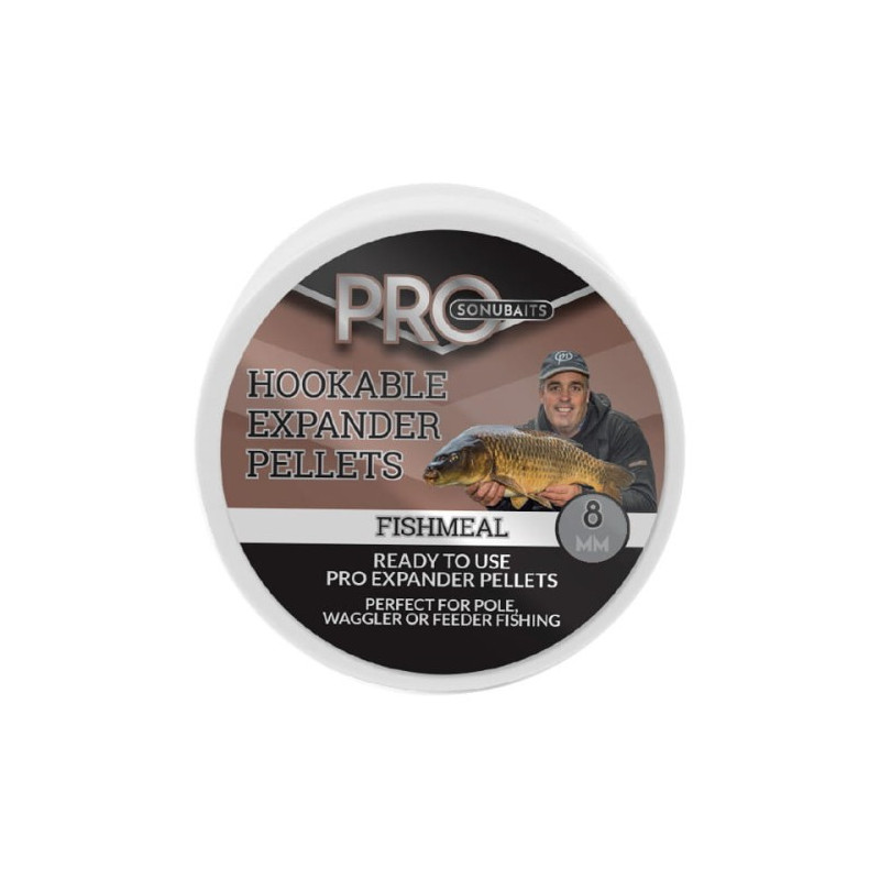 Przynęta Sonubaits Pro Hookable Expander Pellets 8mm - Fishmeal Przynęta Sonubaits Pro Hookable Expander Pellets 8mm - Fishmeal