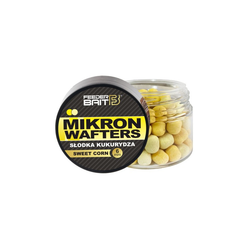 Przynęta Feeder Bait Micron Wafters 6mm - Słodka kukurydza Przynęta Feeder Bait Micron Wafters 6mm - Słodka kukurydza