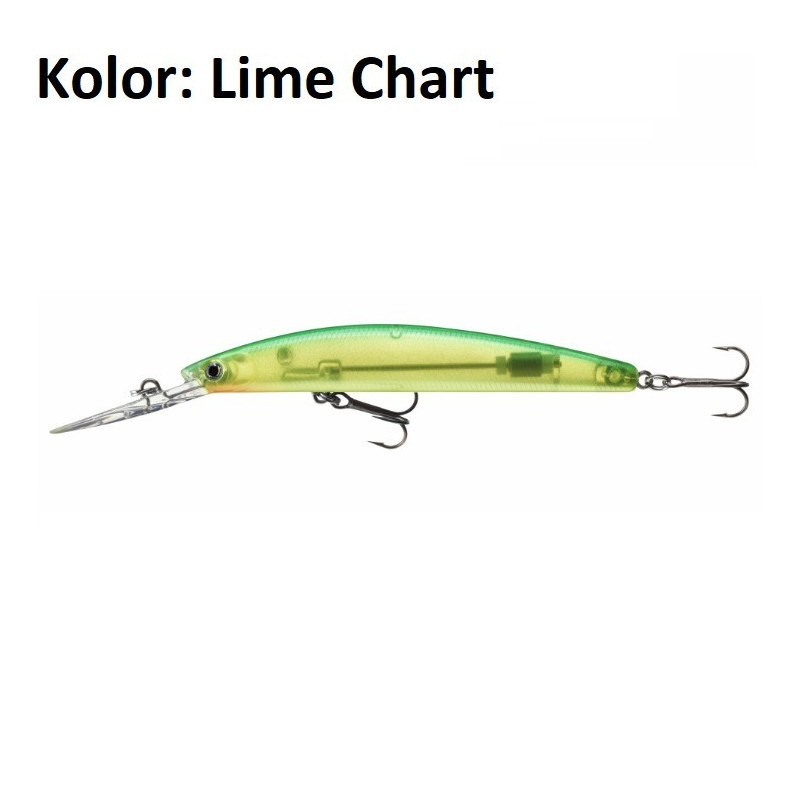 Wobler Daiwa Tournament Double Clutch 7,5 cm Lime Chart Wobler Daiwa Tournament Double Clutch 7,5 cm Lime Chart