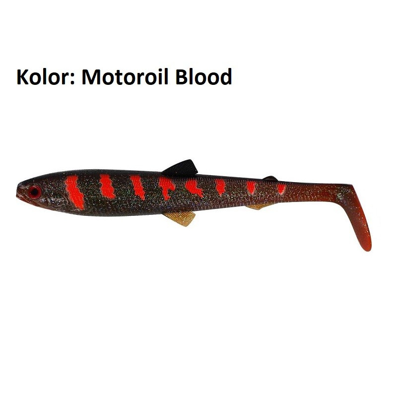 Przynęta Westin BullTeez Shadtail 24cm Motoroil Blood Przynęta Westin BullTeez Shadtail 24cm Motoroil Blood