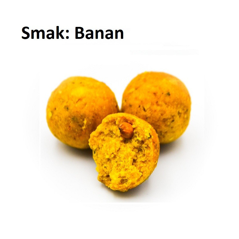Kulki proteinowe Massive Baits ECO BOILIES 3 kg 18 mm / Banan Kulki proteinowe Massive Baits ECO BOILIES 3 kg 18 mm / Banan