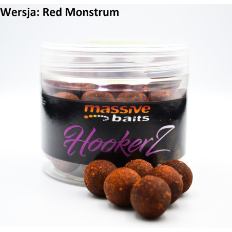 Przynęta hakowa Massive Baits HOOKERZ 300ml - 18mm Red Monstrum Przynęta hakowa Massive Baits HOOKERZ 300ml - 18mm Red Monstrum