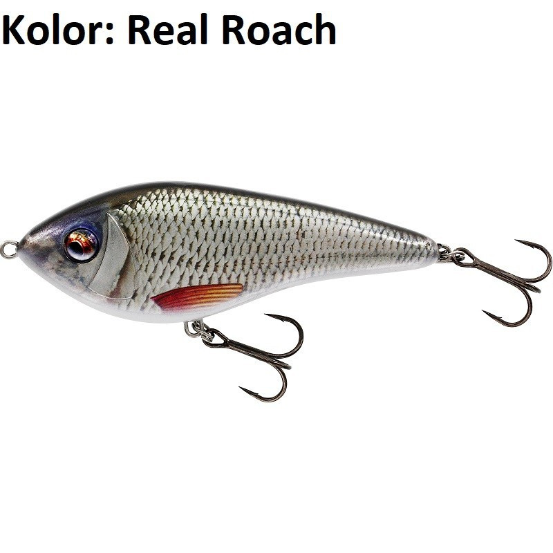 Wobler Westin Swim Glidebait NEUTRALNY 8 cm Real Roach Wobler Westin Swim Glidebait NEUTRALNY 8 cm Real Roach