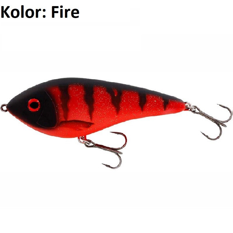 Wobler Westin Swim Glidebait Neutralny 13,5 cm fire Wobler Westin Swim Glidebait Neutralny 13,5 cm fire