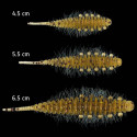 Przynęta Fishbay Robak/Worm Hairy 4,5 cm 15 Gold