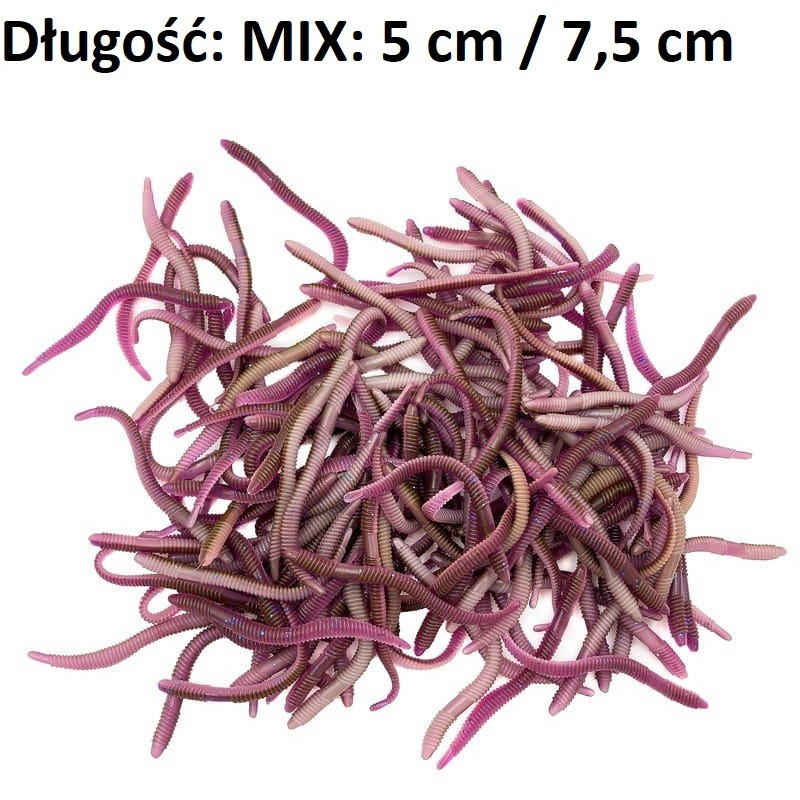 Przynęta Fishbay GLIZDA / EARTHWORM OPK 10 szt. 5 / 7,5cm mix Przynęta Fishbay GLIZDA / EARTHWORM OPK 10 szt. 5 / 7,5cm mix