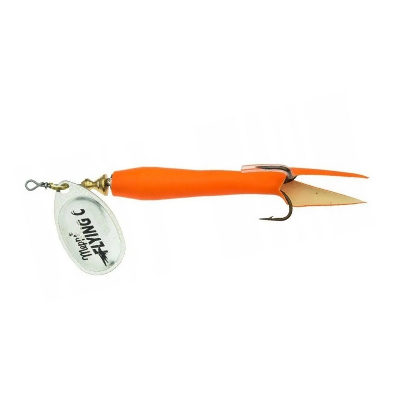 Błystka Aglia Flying Srebrny/Pomarańczowy 10g Mepps Błystka Aglia Flying Srebrny/Pomarańczowy 10g Mepps
