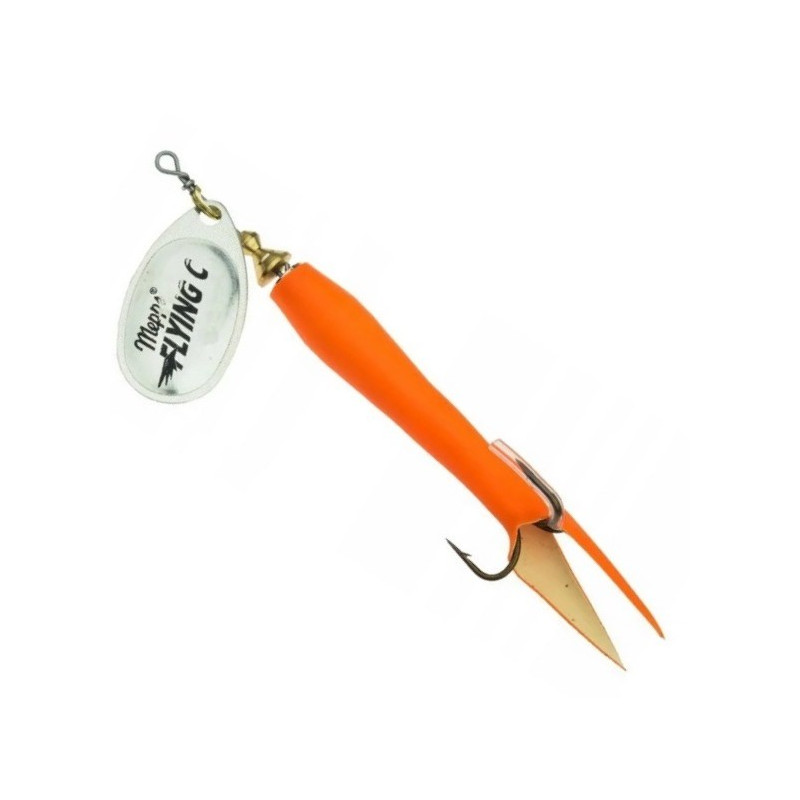 Błystka Mepps Aglia Flying 25g roz.3 Srebrny/Pomarańczowy Błystka Mepps Aglia Flying 25g roz.3 Srebrny/Pomarańczowy