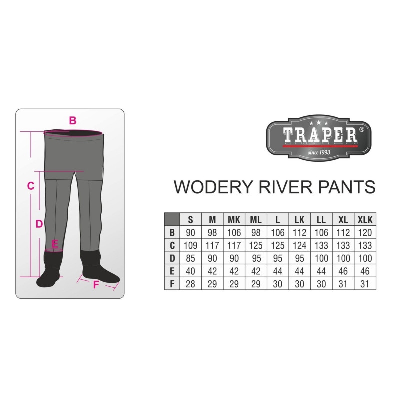 Śpiochy RIVER roz. XL Traper Śpiochy RIVER roz. XL Traper