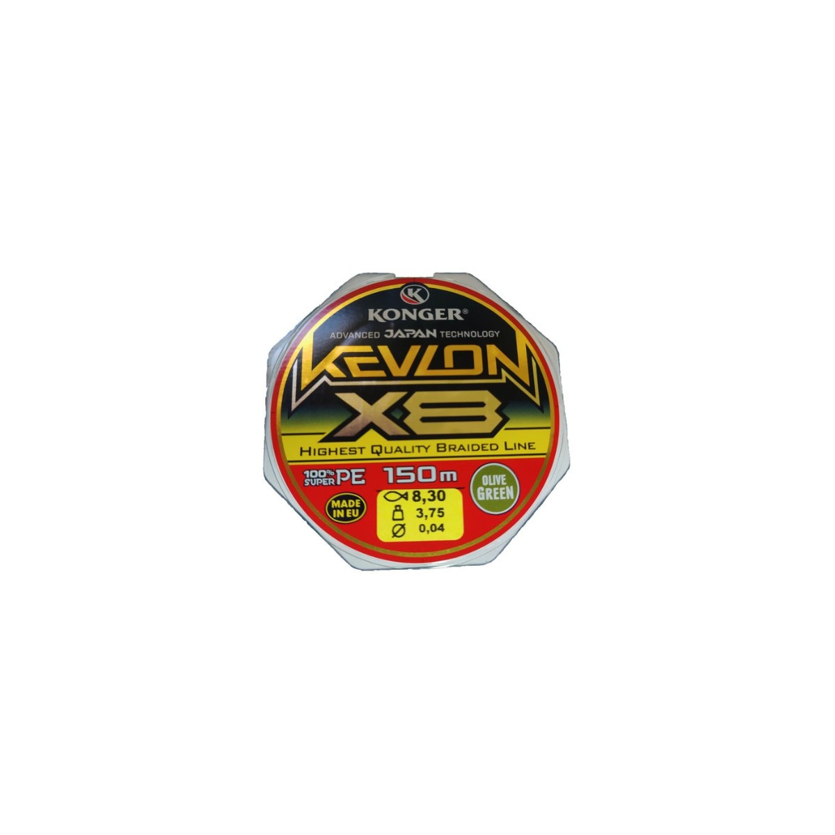 plecionka-kevlon-x-8-olive-green-konger plecionka-kevlon-x-8-olive-green-konger