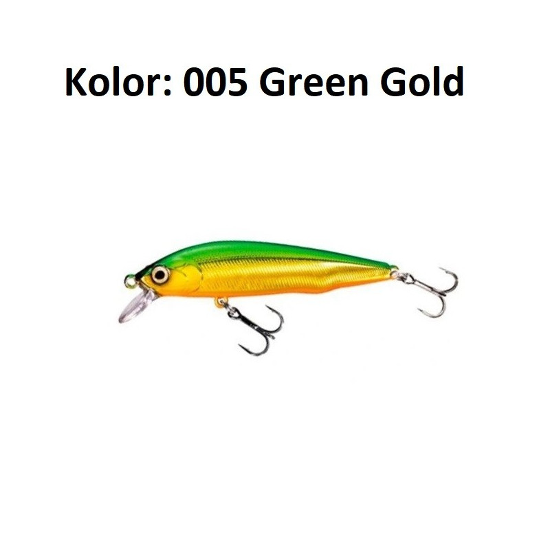 Wobler Shimano Cardiff Flugel Flat 7cm 005 Green Gold Wobler Shimano Cardiff Flugel Flat 7cm 005 Green Gold
