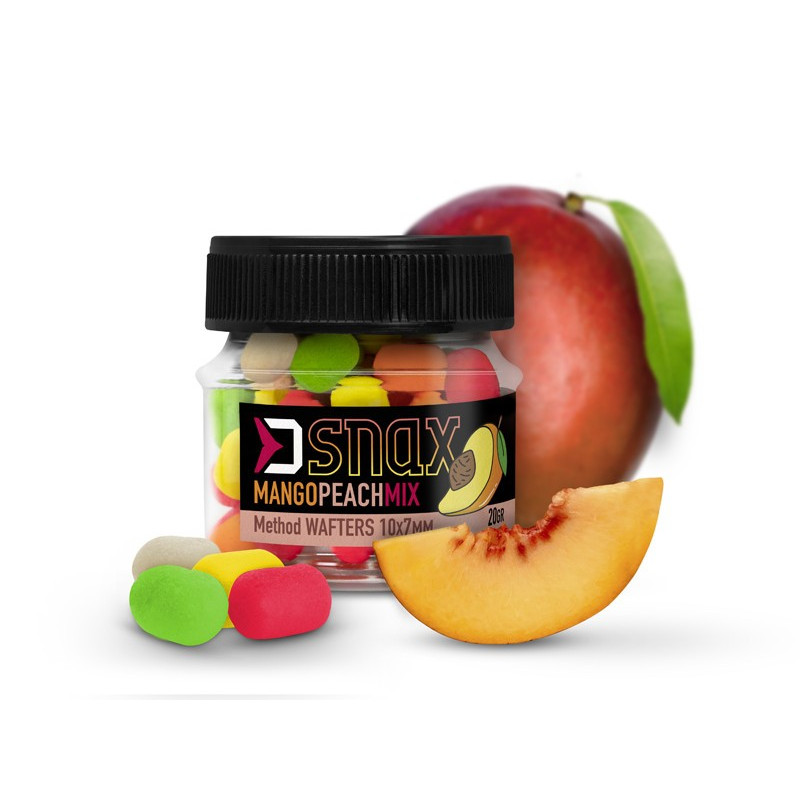 Przynęta Delphin MIX D SNAX WAFT 20g - 10/7mm Mango/Brzoskwinia Przynęta Delphin MIX D SNAX WAFT 20g - 10/7mm Mango/Brzoskwinia