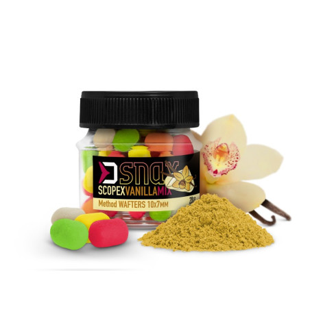 Przynęta Delphin MIX D SNAX WAFT 20g - 10/7mm Scopex/vanilla Przynęta Delphin MIX D SNAX WAFT 20g - 10/7mm Scopex/vanilla