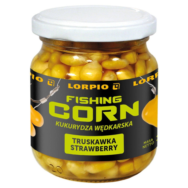 Kukurydza Aromatyzowana w zalewie 125g / Truskawka Lorpio Kukurydza Aromatyzowana w zalewie 125g / Truskawka Lorpio