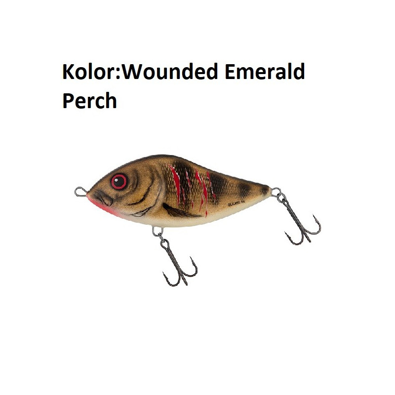 Wobler Salmo Slider SD16S Limited 16cm Wounded Emerald Perch Wobler Salmo Slider SD16S Limited 16cm Wounded Emerald Perch