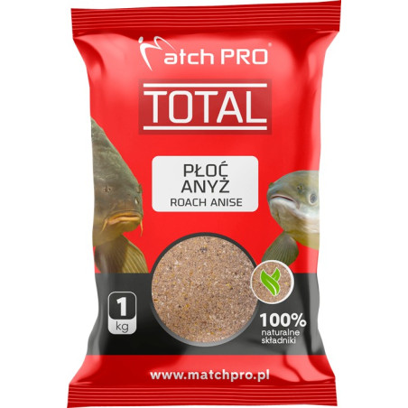 Zanęta Match Pro Total 1kg - Płoć, anyż Zanęta Match Pro Total 1kg - Płoć, anyż