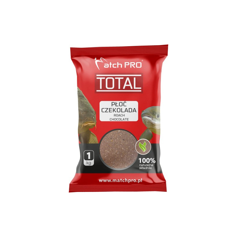Zanęta Match Pro Total 1kg - PŁOĆ CZEKOLADA Zanęta Match Pro Total 1kg - PŁOĆ CZEKOLADA