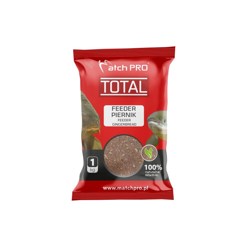 Zanęta Match Pro Total 1kg - Feeder Piernik Zanęta Match Pro Total 1kg - Feeder Piernik