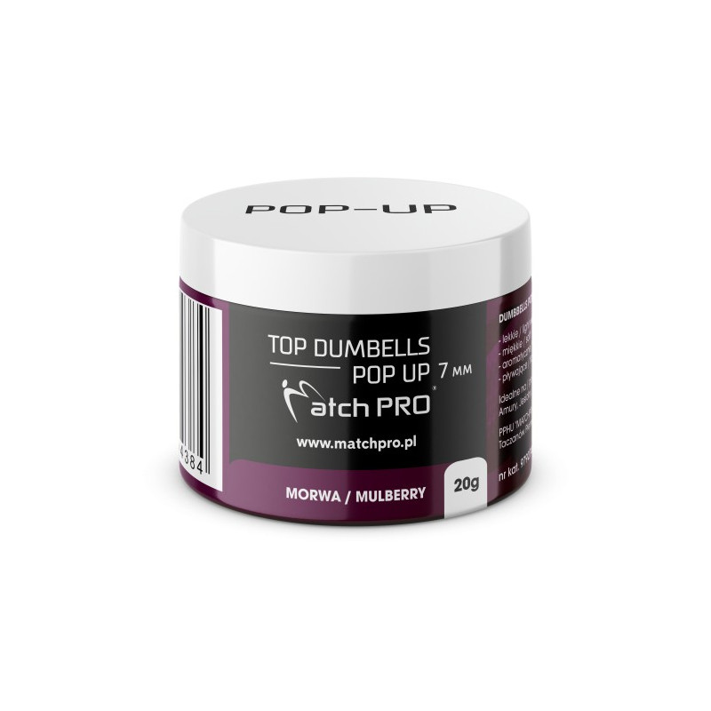 Przynęta Match Pro Top Dumbells Pop-Up 20g / Morwa Przynęta Match Pro Top Dumbells Pop-Up 20g / Morwa