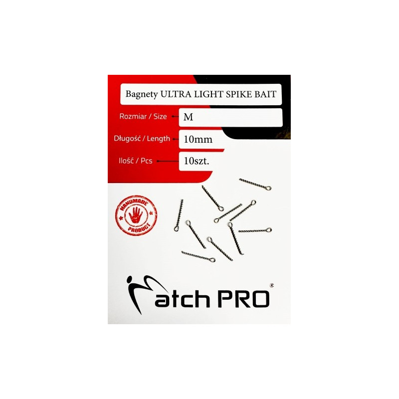 Bagnety ULTRA LIGHT SPIKE BAIT roz. M Match Pro