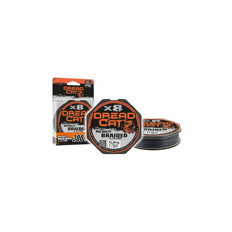 Plecionka Konger Dread Cat X8 Black 300m / 0,40mm Plecionka Konger Dread Cat X8 Black 300m / 0,40mm