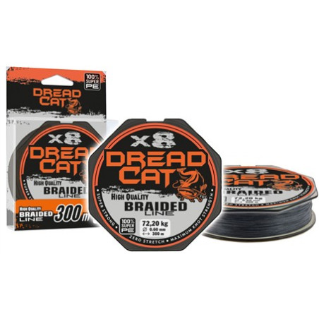 Plecionka Konger Dread Cat X8 Black 300m / 0,50mm Plecionka Konger Dread Cat X8 Black 300m / 0,50mm